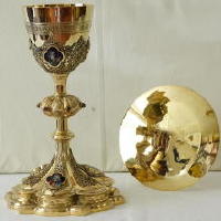 French Antique Gothic Chalice